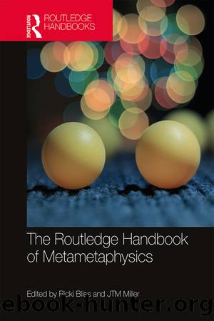 The Routledge Handbook of Metametaphysics by Ricki Bliss & J.T.M. Miller