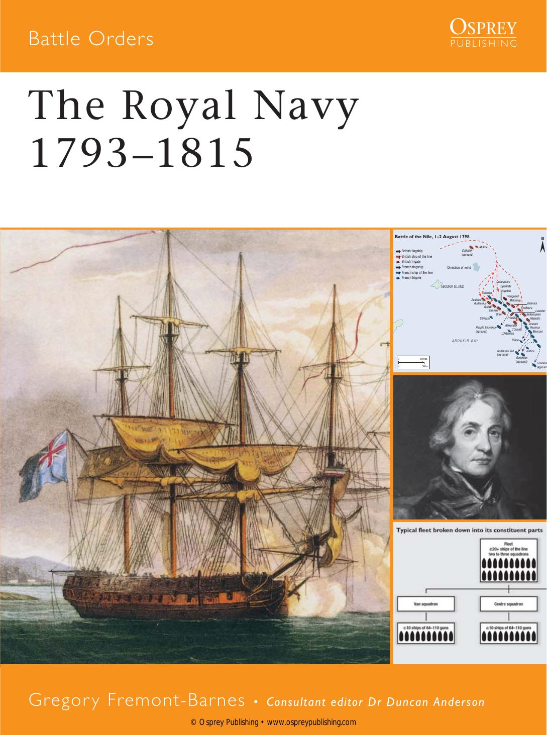 The Royal Navy 1793â1815 by Fremont-Barnes Gregory