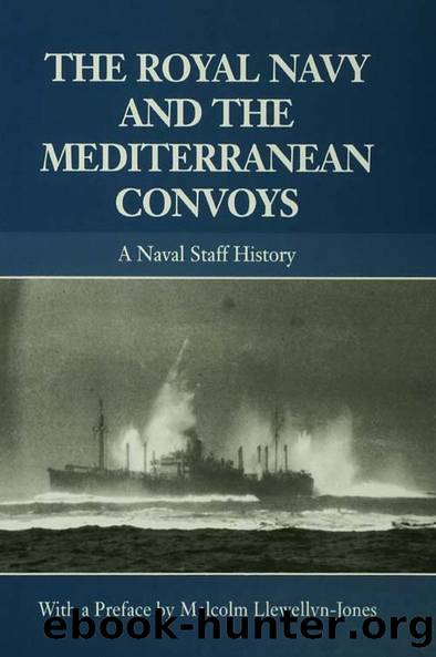 The Royal Navy and the Mediterranean Convoys by Malcolm Llewellyn-Jones
