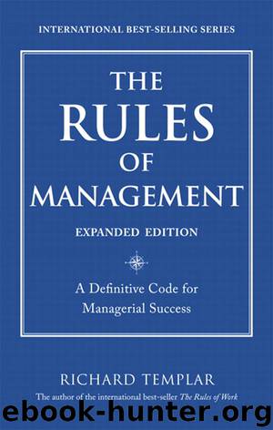 The Rules Of Management (Pioneer Panel's Library) by Richard Templar