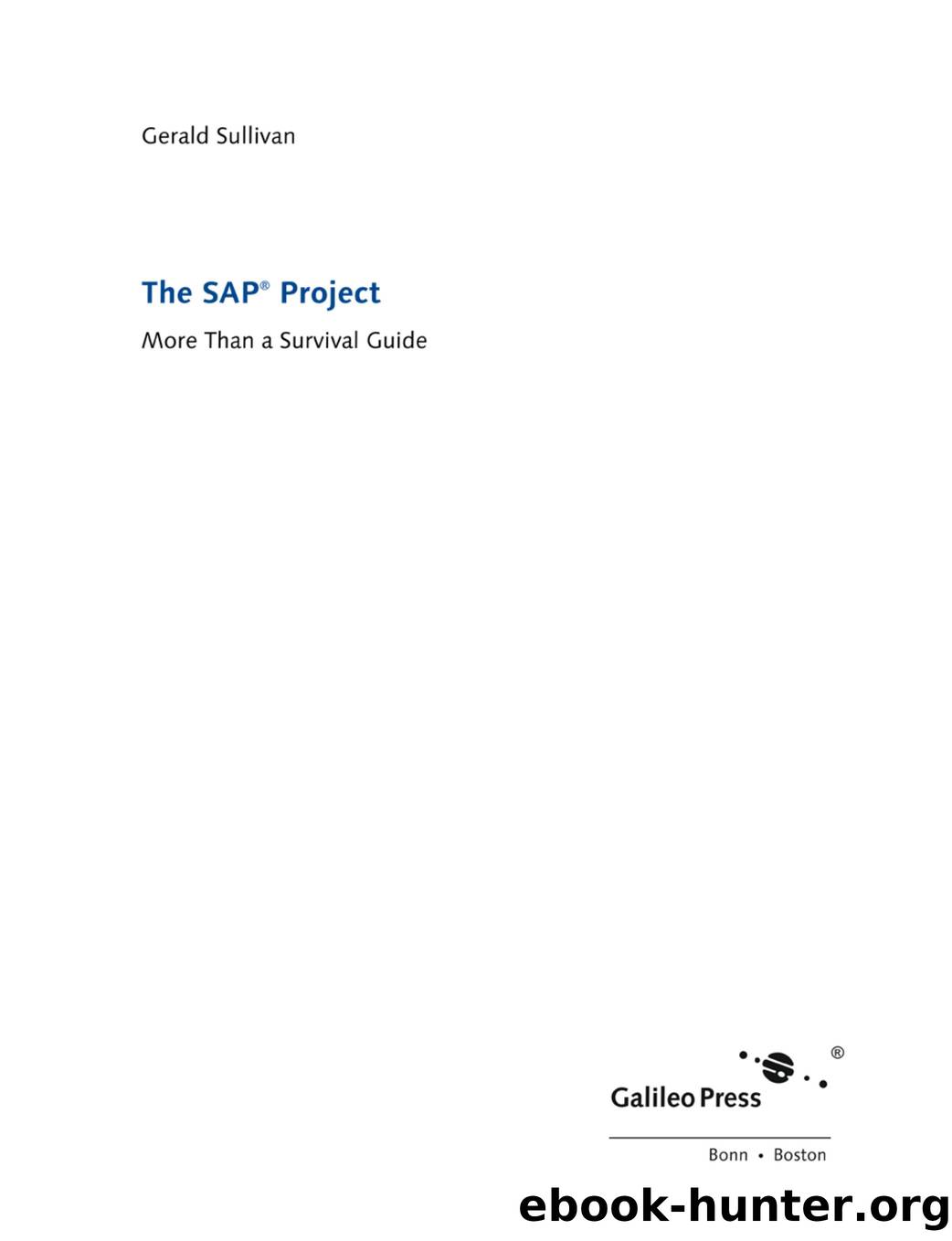 The SAP Project by More Than a Survival Guide