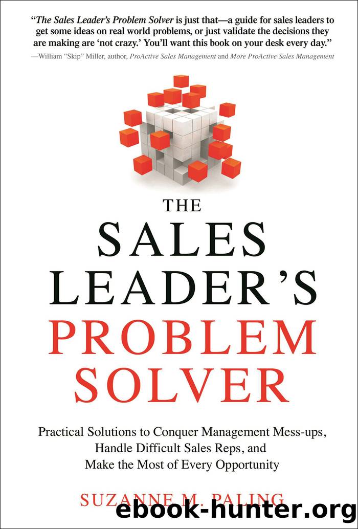 The Sales Leader's Problem Solver by Suzanne Paling