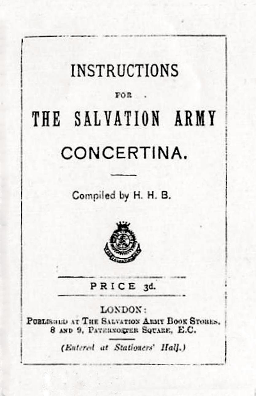 The Salvation Army Concertina by H. H. Booth