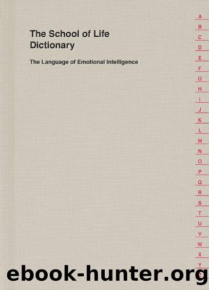The School of Life Dictionary by The School Of Life