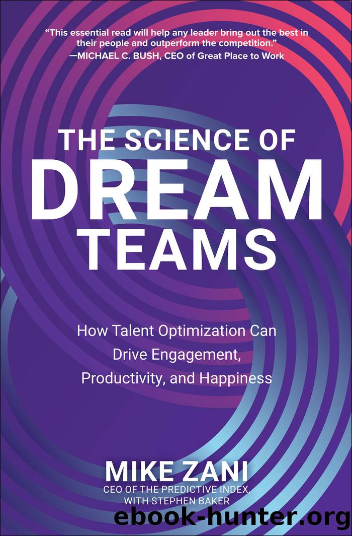 The Science of Dream Teams: How Talent Optimization Can Drive Engagement, Productivity, and Happiness by Mike Zani