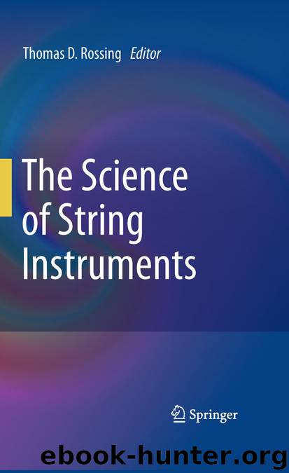The Science of String Instruments by Thomas Rossing