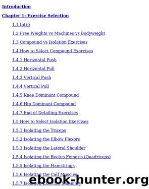 The Science of Training for Muscle Growth as a Beginner: The Ultimate Evidence-Based Guide For Men and Women of All Ages by Unknown