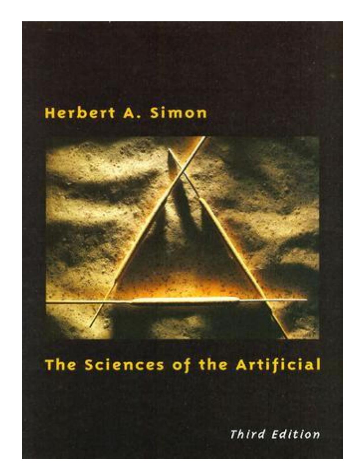 The Sciences of the Artificial-Simon (lnw Adam) by Unknown