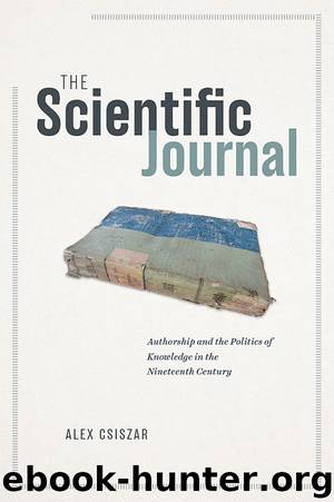The Scientific Journal by Alex Csiszar