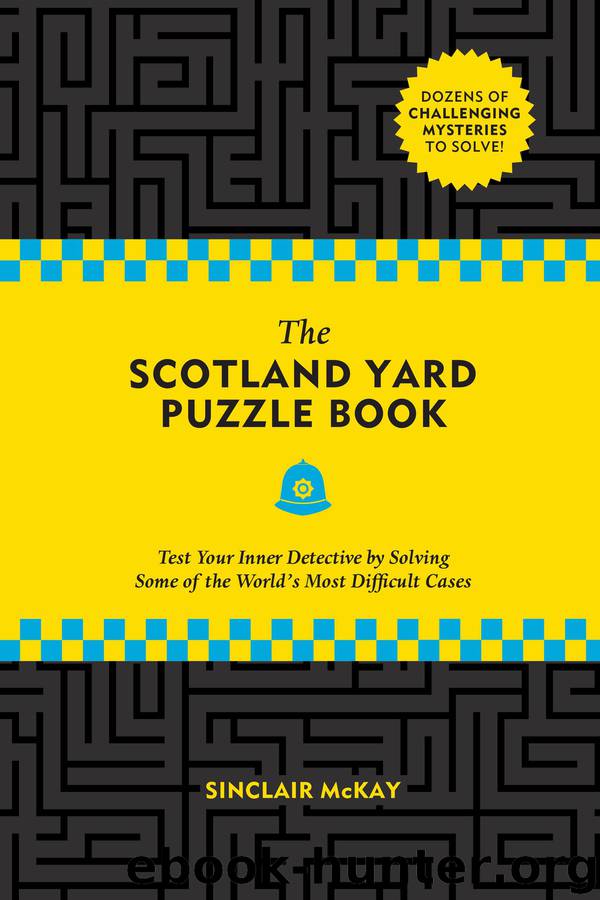 The Scotland Yard Puzzle Book by Sinclair McKay