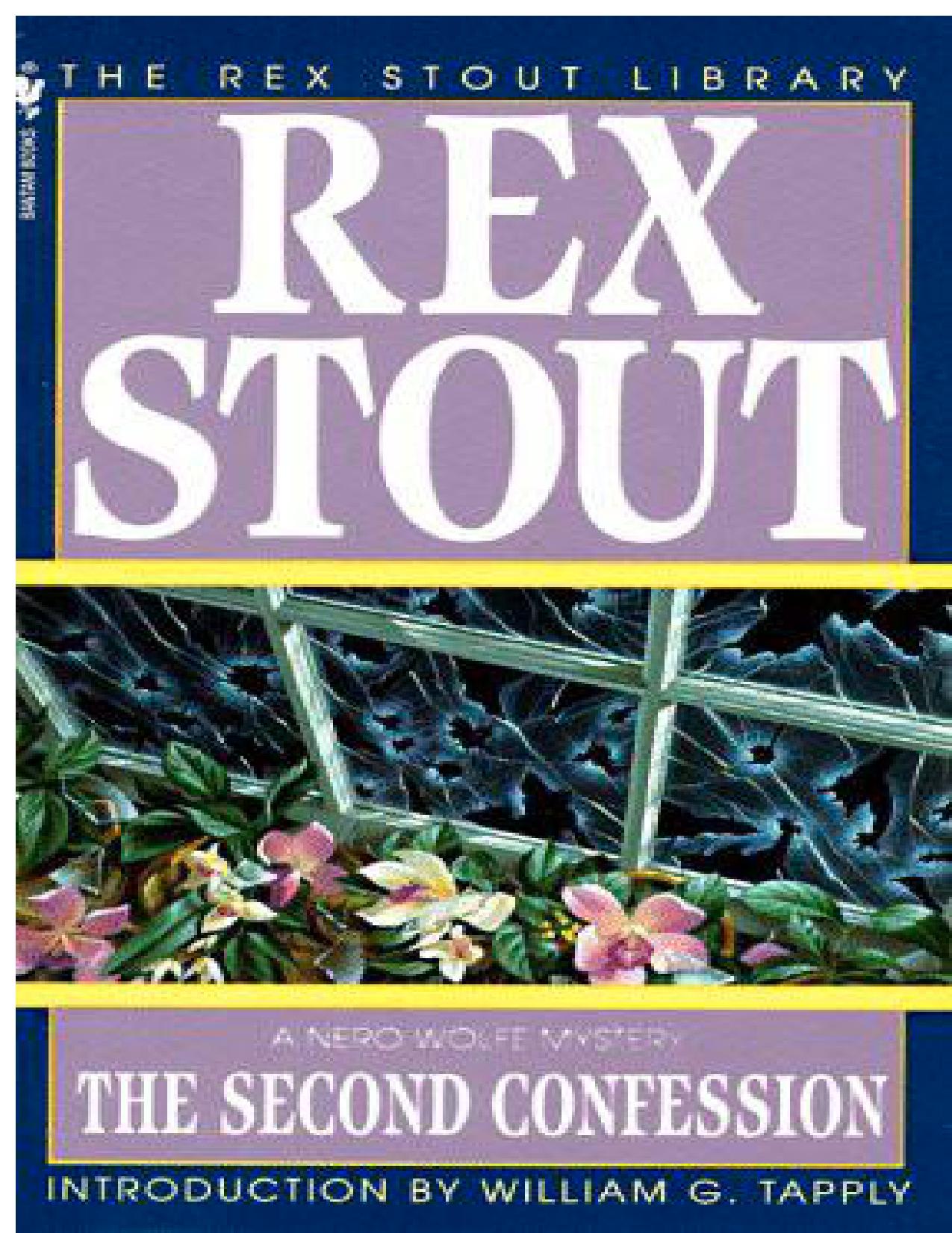 The Second Confession by Rex Stout