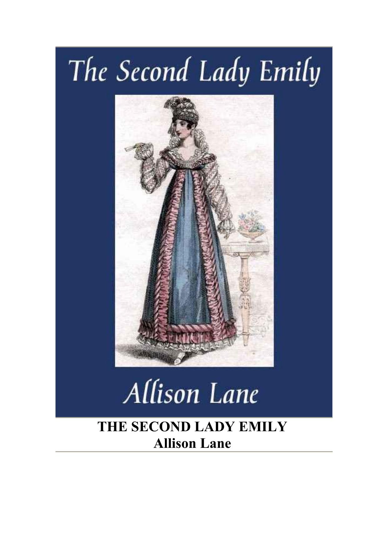 The Second Lady Emily by Allison Lane