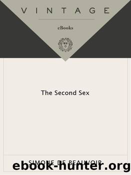 The Second Sex by Simone De Beauvoir