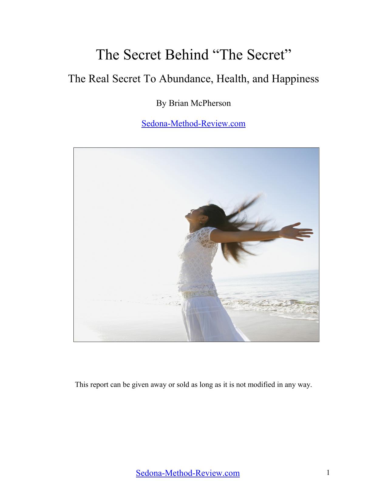 The Secret Behind âThe Secretâ by Mark