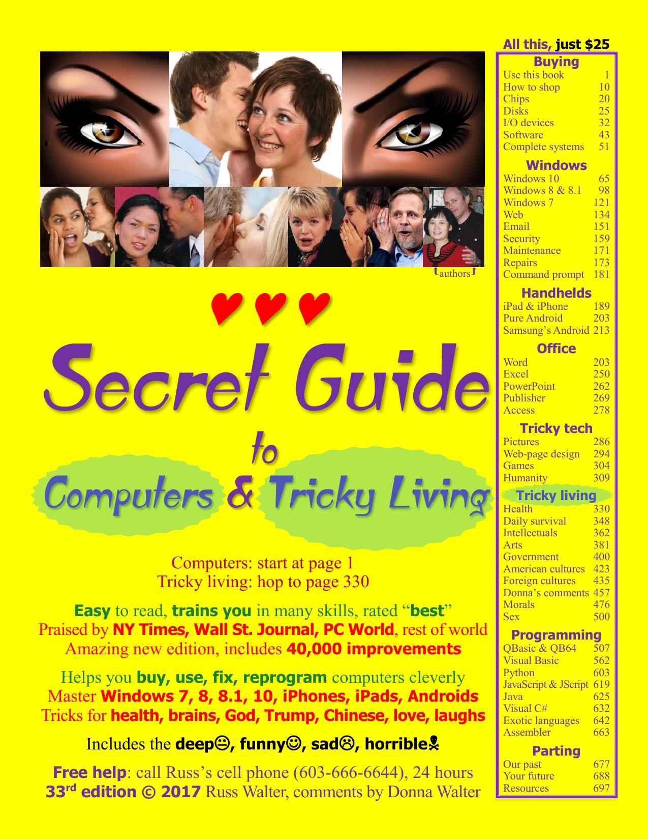 The Secret Guide to Computers and Tricky Living by Walter Russ