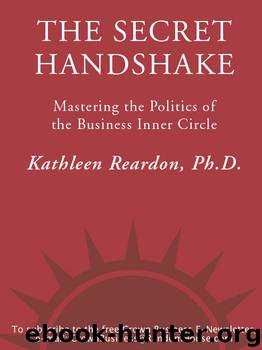 The Secret Handshake by Kathleen Kelly Reardon Ph.D