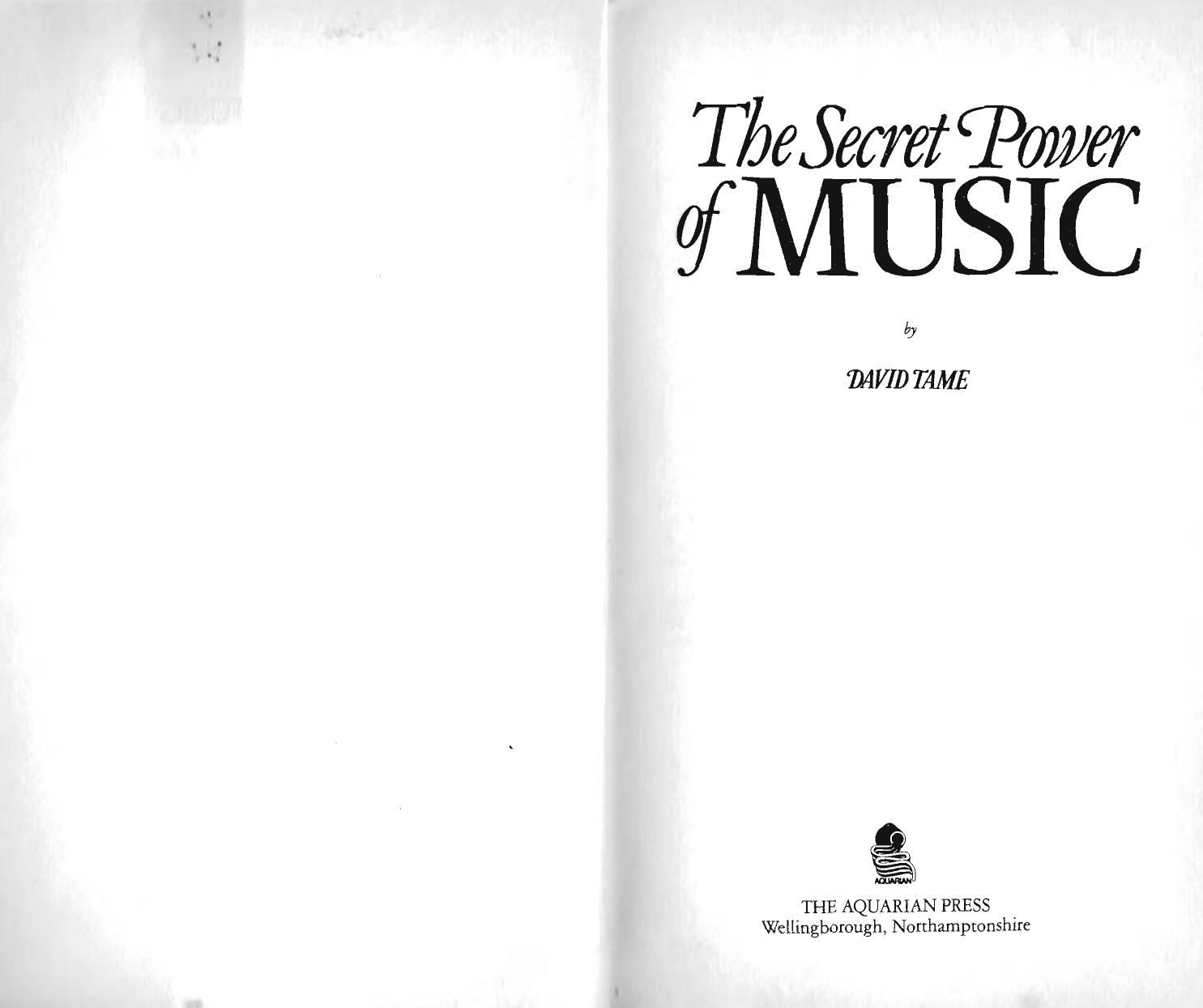 The Secret Power of Music by David Tame