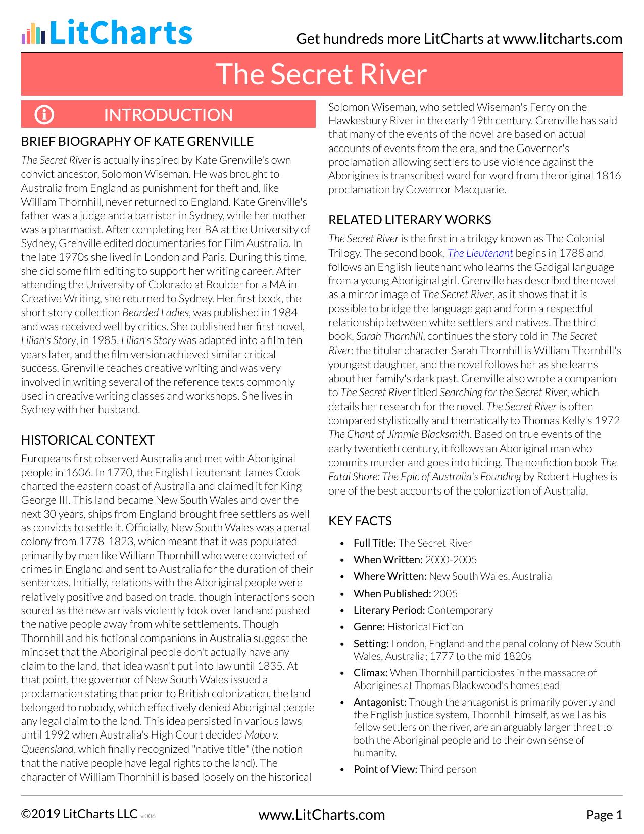 The Secret River by Unknown