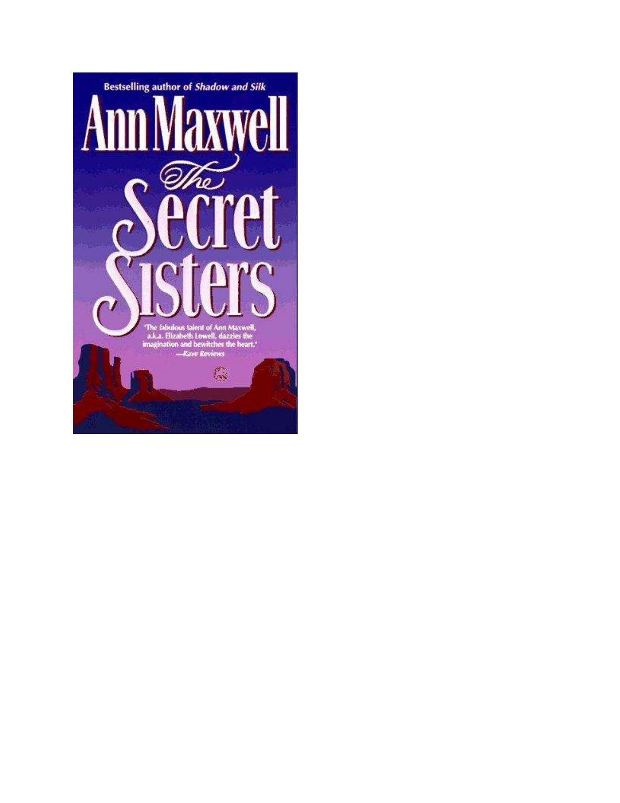 The Secret Sister by Ann Maxwell