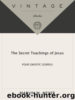 The Secret Teachings of Jesus by Meyer Marvin W