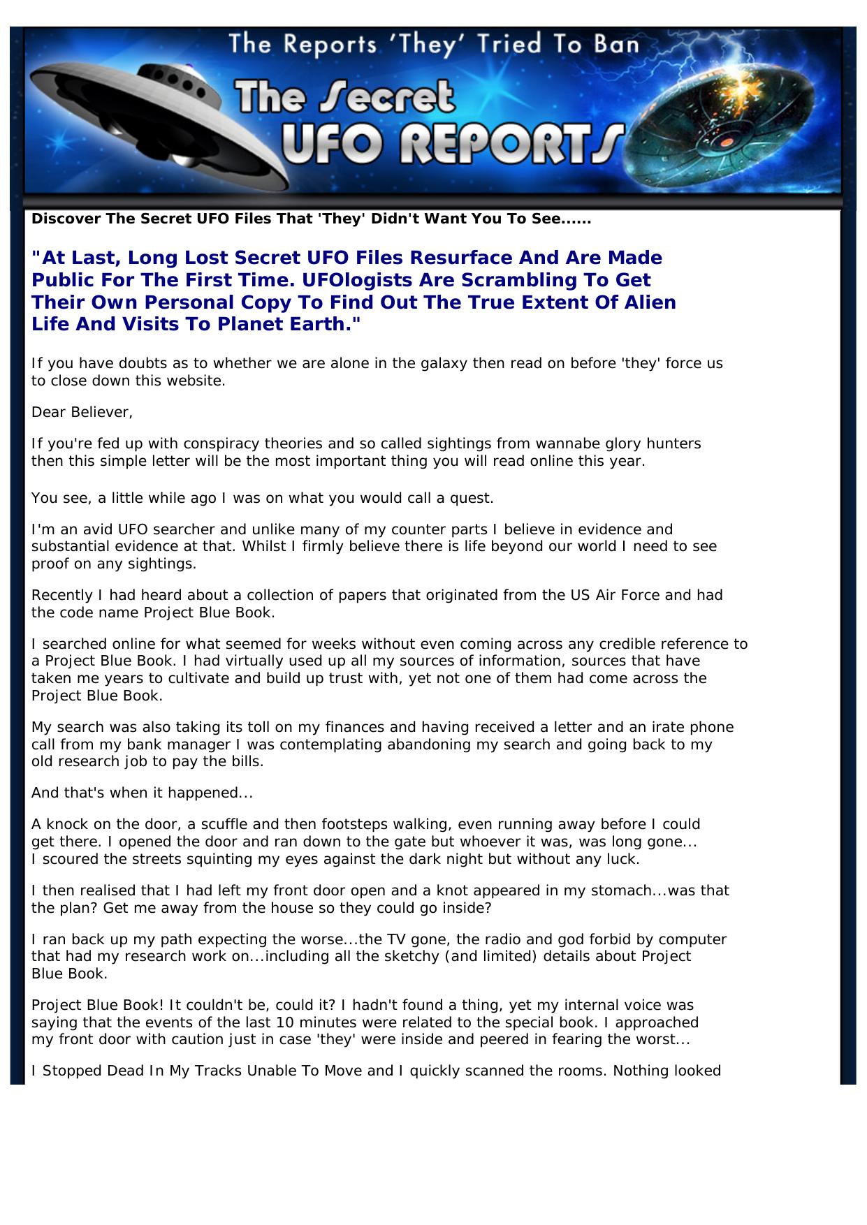 The Secret Ufo Reports. by Best of Kuszter's Collection