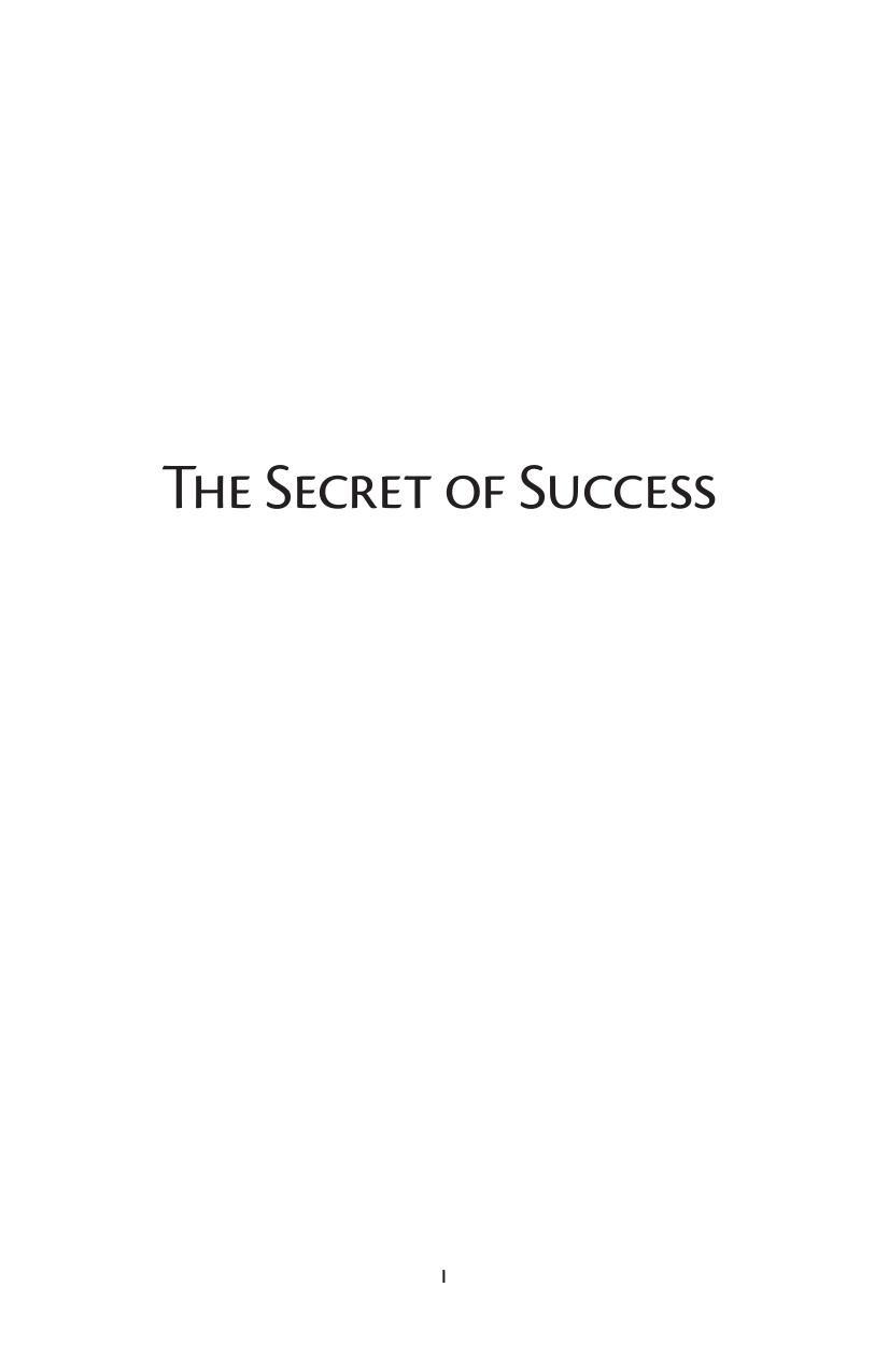 The Secret of Success by William Walker Atkinson
