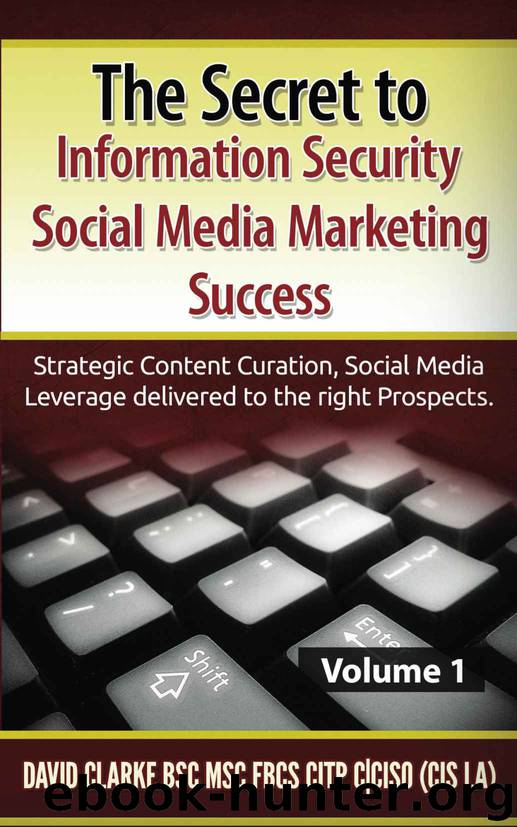 The Secret to Information Security Social Media Marketing Success: Strategic Content Curation, Social Media Leverage delivered to the right Prospects by David Clarke