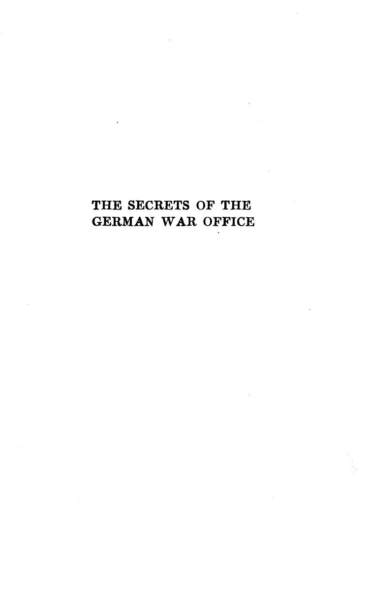 The Secrets of the German War Office-Dr Armgaard Karl Graves Secret Agent-1914-267pgs-POL by Unknown