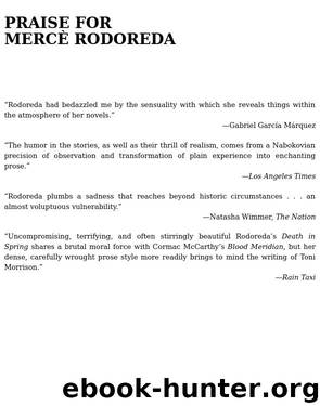 The Selected Stories of Mercè Rodoreda by Mercè Rodoreda