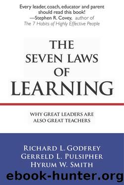 The Seven Laws of Learning by unknow
