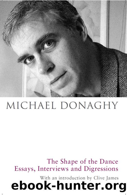 The Shape of the Dance by Michael Donaghy