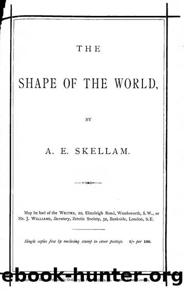 The Shape of the World by A.E. Skellam