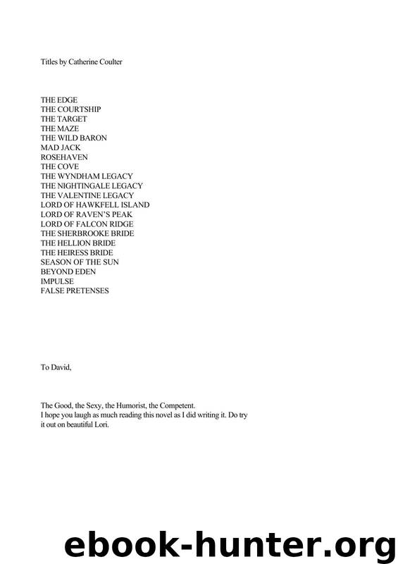 The Sherbrooke Bride Bride 01 by Catherine Coulter