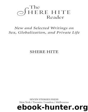 The Shere Hite Reader by Shere Hite