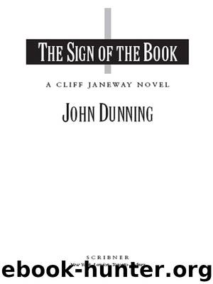 The Sign of the Book by John Dunning