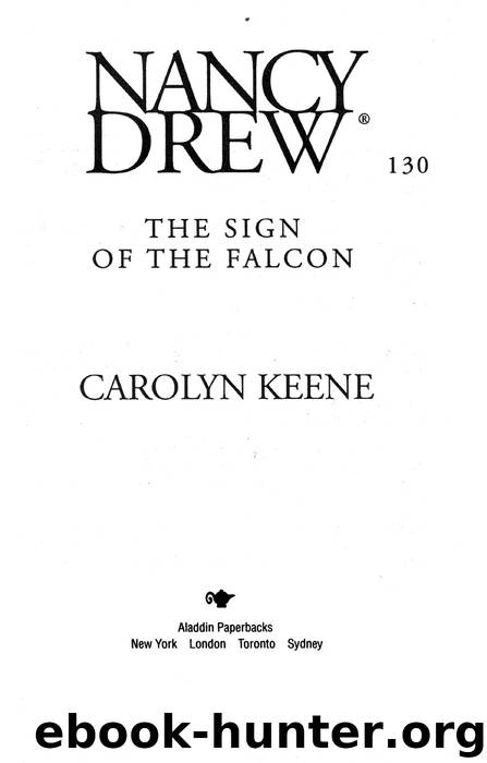 The Sign of the Falcon by Carolyn Keene