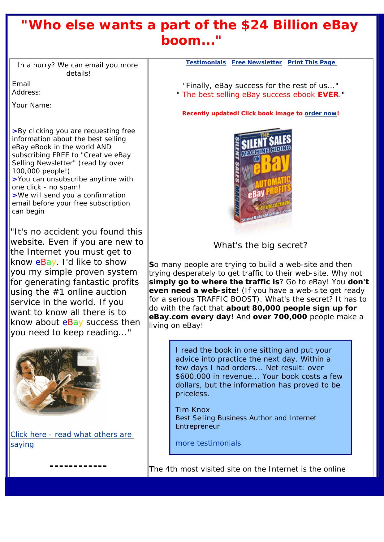 The Silent Sales Machine Hiding On EBay(R. by Best of Kuszter's Collection