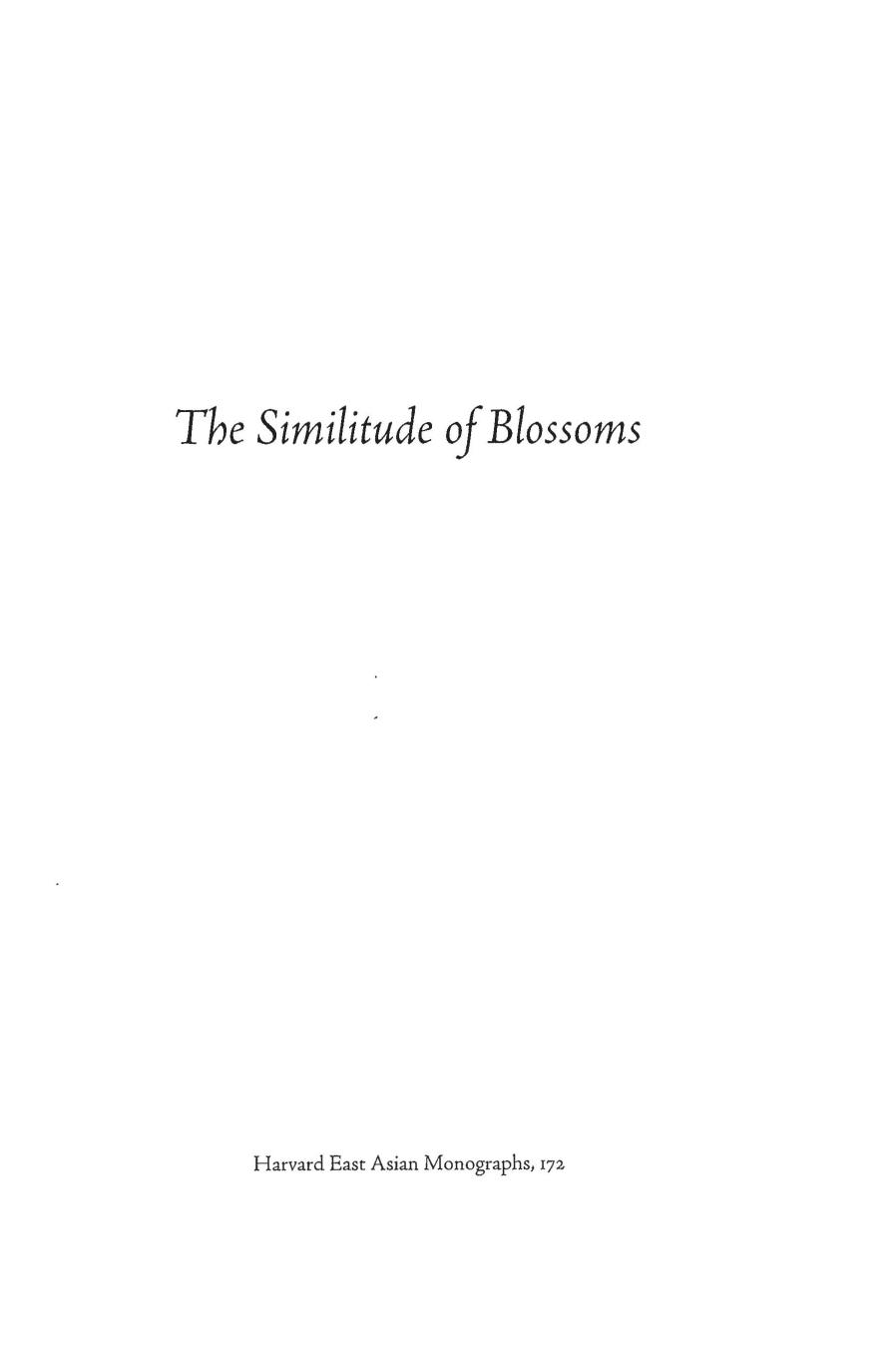 The Similitude of Blossoms: A Critical Biography of Izumi Koyka (1873-1939), Japanese Novelist and Playwright by Charles Shiro Inouye; Kyōka Izumi