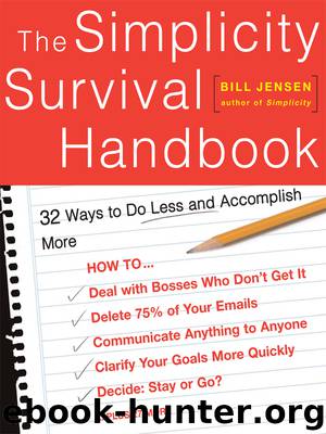 The Simplicity Survival Handbook by Jensen Bill