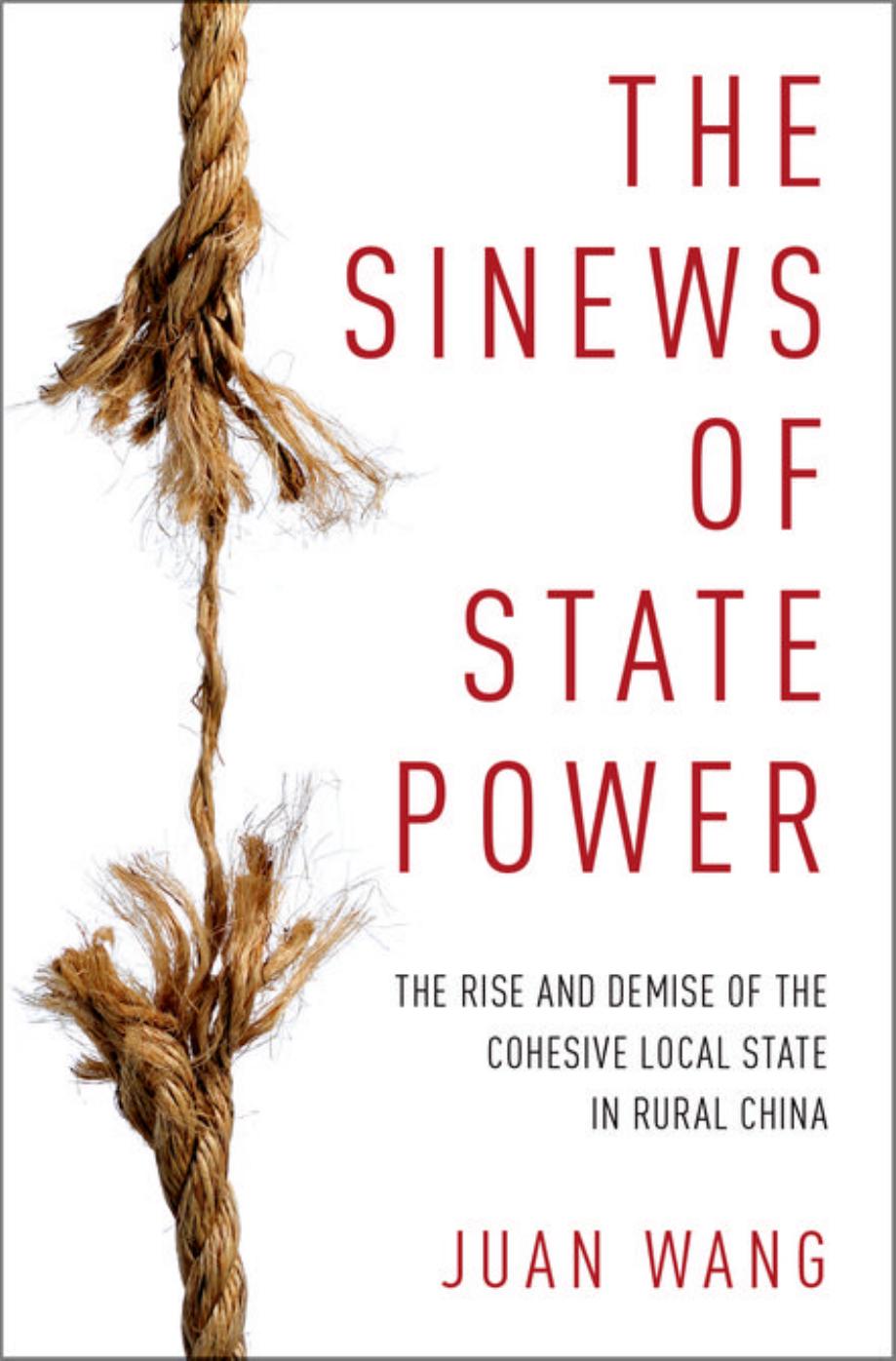 The Sinews of State Power : The Rise and Demise of the Cohesive Local State in Rural China by Wang Juan