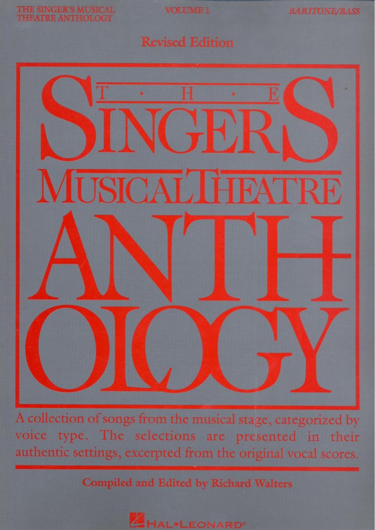 The Singers Musical Theatre Anthology: Baritone Bass, Vol.1 by Baritone-Bass Vol. 1