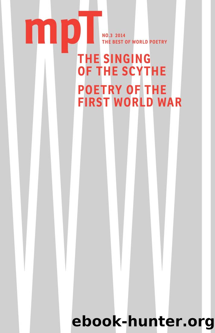 The Singing of the Scythe by Sasha Dugdale