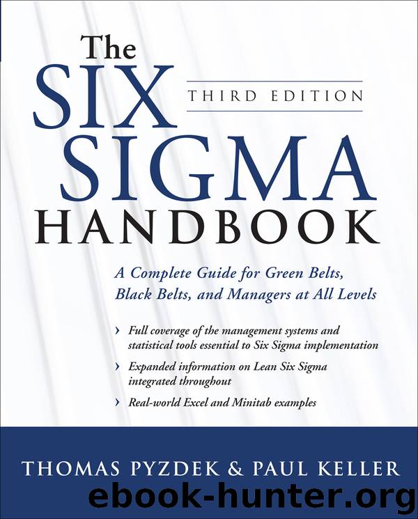 The Six Sigma Handbook by Thomas Pyzdek & Paul A. Keller