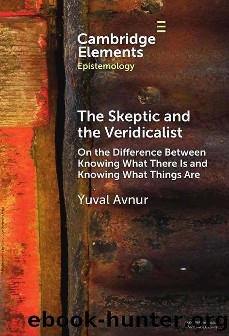 The Skeptic and the Veridicalist by Yuval Avnur