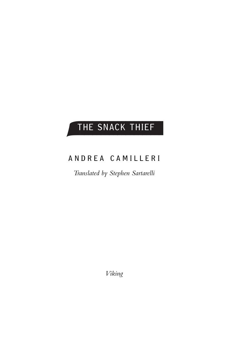 The Snack Thief by Andrea Camilleri