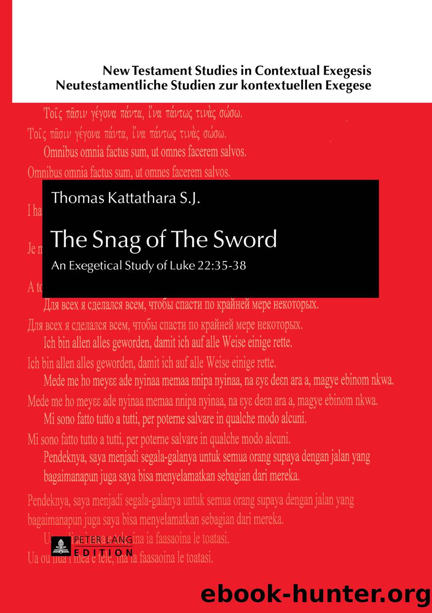 The Snag of The Sword by Kattathara Thomas S.J