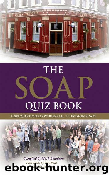 The Soap Quiz Book by Mark Bennison