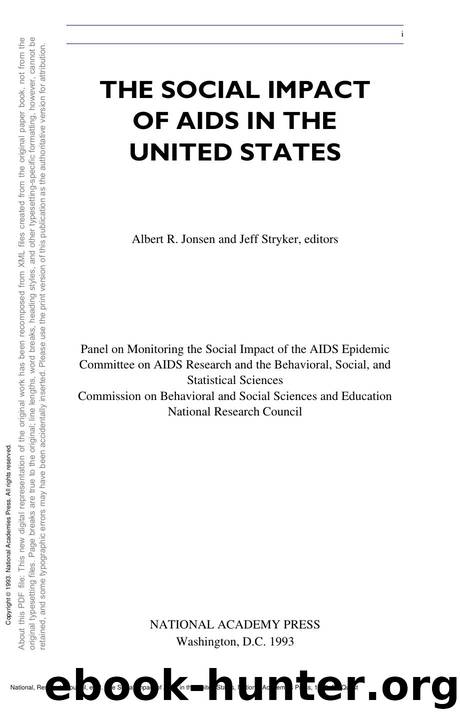 The Social Impact of AIDS in the United States by unknow