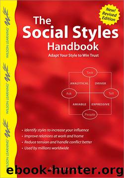 The Social Styles Handbook: Adapt Your Style to Win Trust by Wilson Learning Library