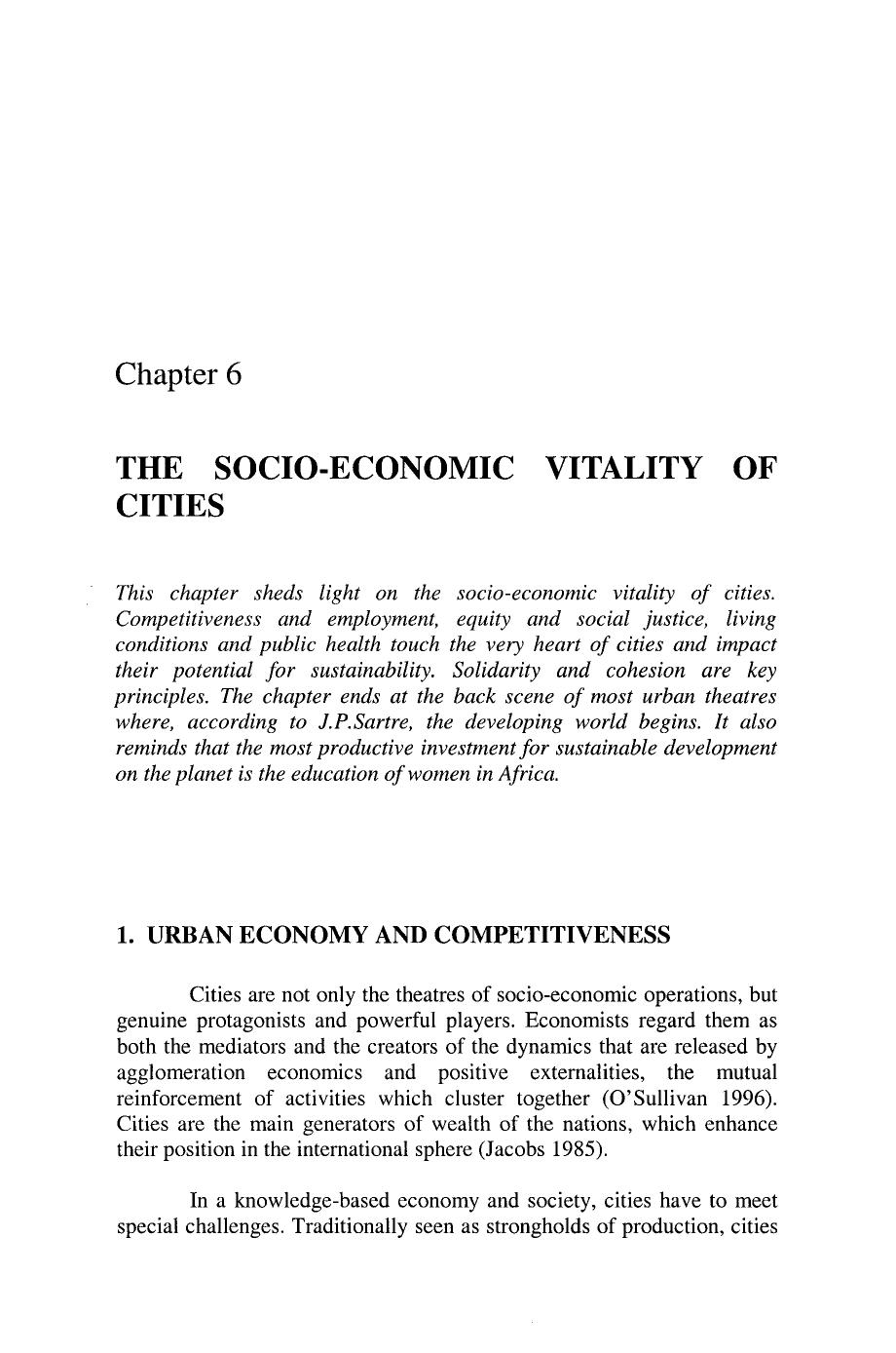 The Socio-Economic Vitality of Cities by Mega Voula